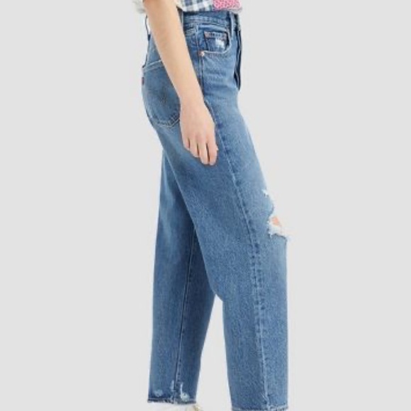 LEVIS RIBCAGE STRAIGHT ANKLE,SUPER HIGH RISE 👖 JEANS .‼️‼️ - Picture 2 of 13